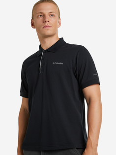 Поло мужская Columbia Cascade Range Solid Polo, Черный