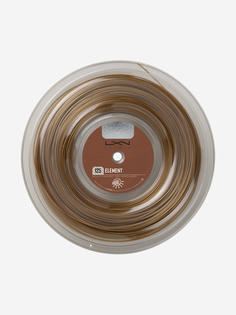 Струна для большого тенниса Wilson Element 125 200M Reel, Коричневый