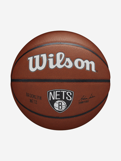 Мяч баскетбольный Wilson NBA Team Alliance Det Pistons, Коричневый