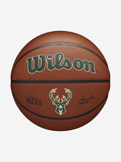 Мяч баскетбольный Wilson NBA Team Retro Mini Gs Warriors, Коричневый