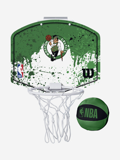 Щит баскетбольный Wilson NBA Team Mini BOS Celtics, Зеленый