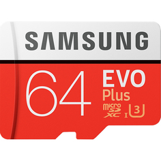 Карта памяти Samsung MicroSDXC EVO Plus 64 Гб MB-MC64GA/RU
