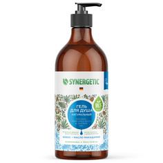Гель для душа Synergetic Кокос и масло макадамии, 750 мл