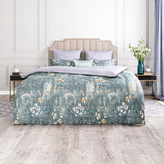 Комплект постельного белья Estia Толоса серо-голубой Полуторный