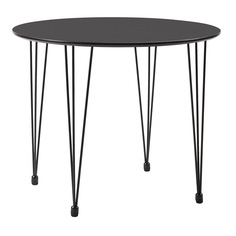 Стол solution чёрный (bradexhome) черный 75 см.