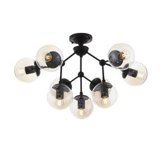 Люстра потолочная stampo (st luce) черный 40 см.