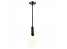 Подвесной светильник okia (odeon light) черный 150 см.