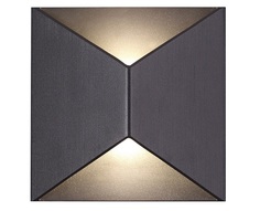 Накладной светильник tibro (odeon light) черный 18x18x6 см.