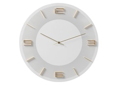 Часы настенные leonardo (kare) белый 49x49x5 см.