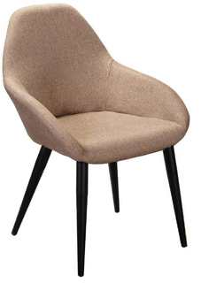 Кресло kent браун/чёрный (r-home) бежевый 58x83x59 см.