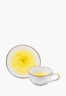 Чашка чайная с блюдцем Elan Gallery