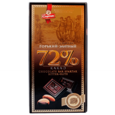 Шоколад горький Спартак элитный 72% 90 г