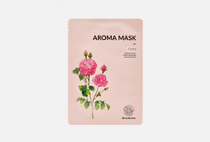 Тканевая маска для лица с эфирным маслом розы Beaudiani