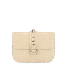 Сумка Glam Lock small из кожи аллигатора Valentino