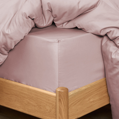 Простыня на резинке Tea pink Cozy Home