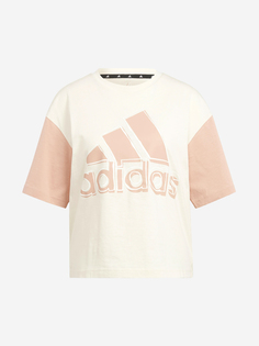 Футболка женская adidas Big Logo, Бежевый