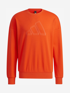 Свитшот мужской adidas, Оранжевый