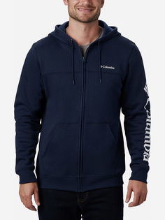 Толстовка мужская Columbia Logo Fleece FZ, Синий