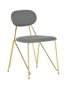 Стул alice (bradexhome) серый 47x78x54 см.