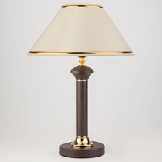Настольная лампа декоративная lorenzo (eurosvet) коричневый 49 см.