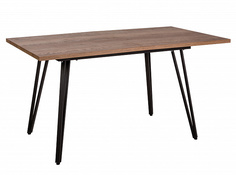 Стол обеденный раздвижной диего (r-home) коричневый 140x75x80 см.
