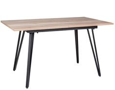 Стол обеденный раздвижной диего (r-home) бежевый 120x75x80 см.