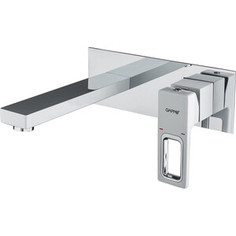 Смеситель для раковины Gappo G1017-12 хром белый (6959477656620)