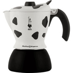 Кофеварка Bialetti Mukka 0.22л алюминий черный (0003418EXPMR)