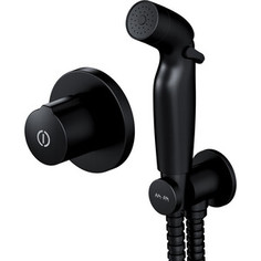 Смеситель для душа Am.Pm X-Joy TouchReel с гигиеническим душем, черный (F40P85A22)