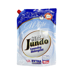 Гель для стирки белого белья Jundo White концентрированный с коллагеном 78 стирок 1,2 л