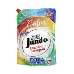 Гель для стирки цветного белья Jundo Color концентрированный с коллагеном 78 стирок 1,2 л