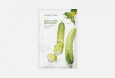 Тканевая маска для лица с экстрактом огурца Nature Republic