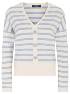 Пуловер шелковый в полоску Free Age