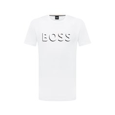 Хлопковая футболка BOSS