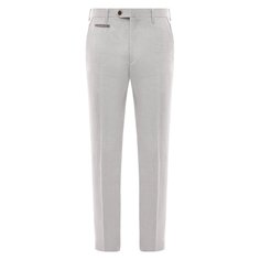 Брюки из шерсти и льна Corneliani