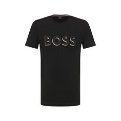 Хлопковая футболка BOSS