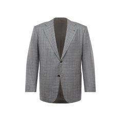 Пиджак из кашемира и льна Kiton