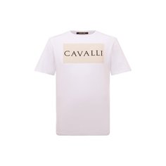 Хлопковая футболка Roberto Cavalli