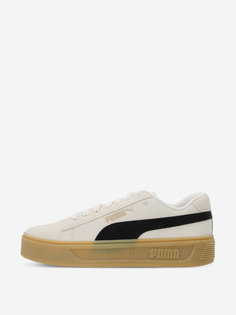 Кеды женские PUMA Smash Platform V3 Sd, Бежевый