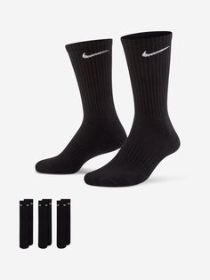 Гольфы Nike Everyday Cushioned, 3 пары, Черный