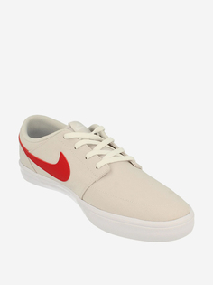 Кеды мужские Nike Sb Portmore II Solar CNVS, Бежевый