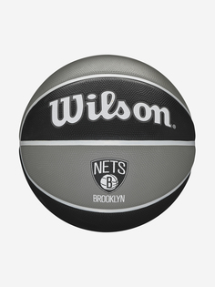 Мяч баскетбольный Wilson NBA Team Tribute Bro Nets, Серый