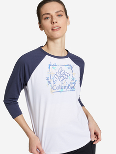 Футболка женская Columbia Sun Trek 3/4 Sleeve Tee, Белый