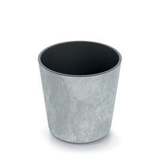 Кашпо Urbi round серое 30х29 см Prosperplast