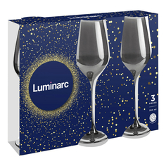 Набор бокалов для вина Luminarc Celeste Shiny Graphite 350 мл 3 шт