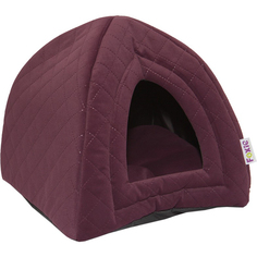 Домик для животных Foxie Color Real A22-CD-BORDO-S бордо 40х40х40 см