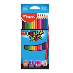 Цветные карандаши ударопрочные MAPED Color Peps Star, 12 цветов