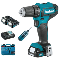 Акк. безударная дрель-шуруповерт Makita DF333DWYE4