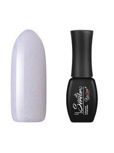 Гель-лак для ногтей Serebro Opal №02 с блестками для маникюра, молочный белый, 11 мл