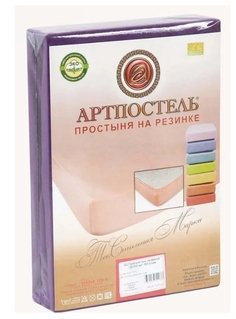 Простыня на резинке АРТПОСТЕЛЬ Слива, 120х60